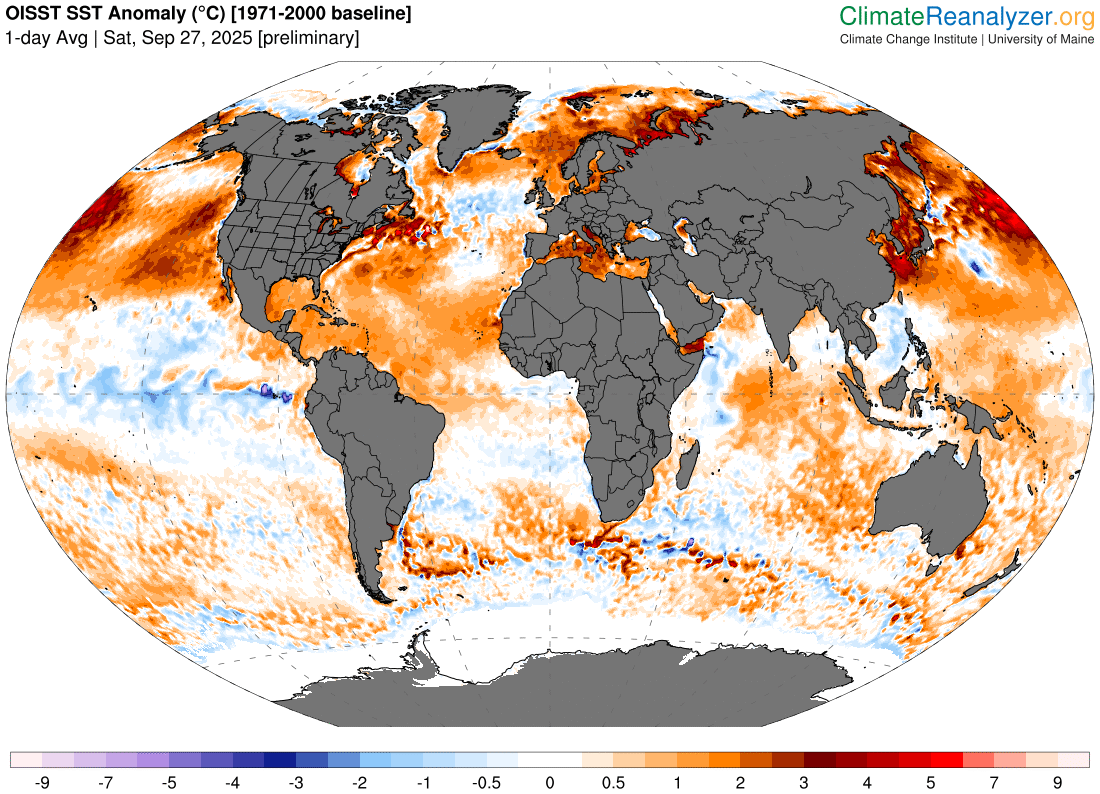 Global Anomaly (1981-2010): +0.6°