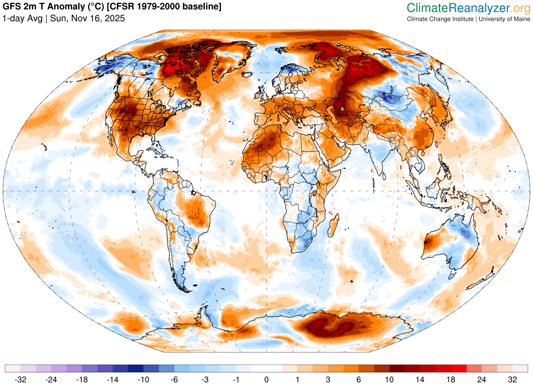 Mean Global Anomaly: +1.06°C