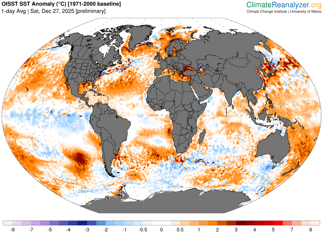 Global Anomaly (1981-2010): +0.54°C