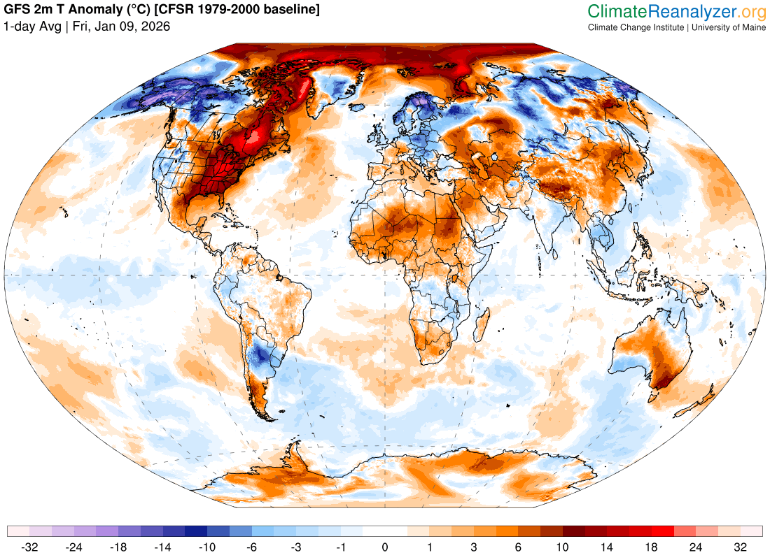 Mean Global Anomaly: +0.81°C