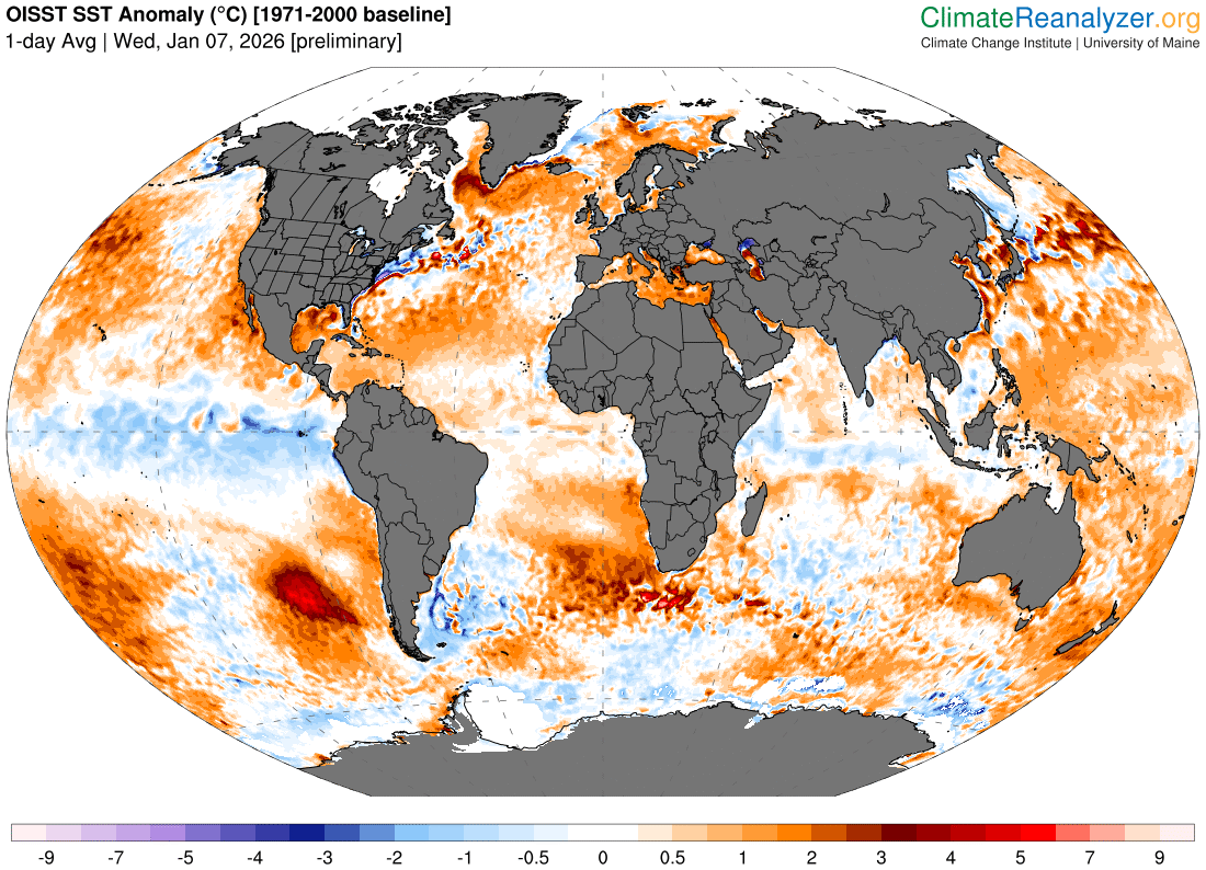 Global Anomaly (1981-2010): +0.58°C