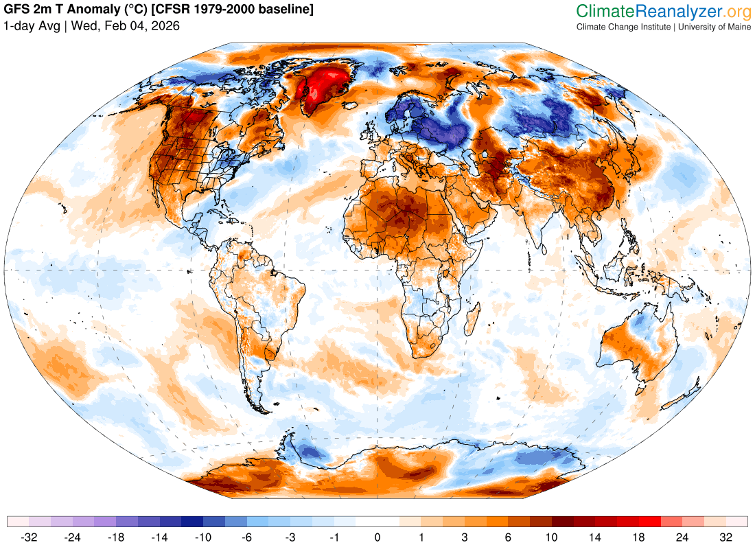 Mean Global Anomaly: +0.89°C