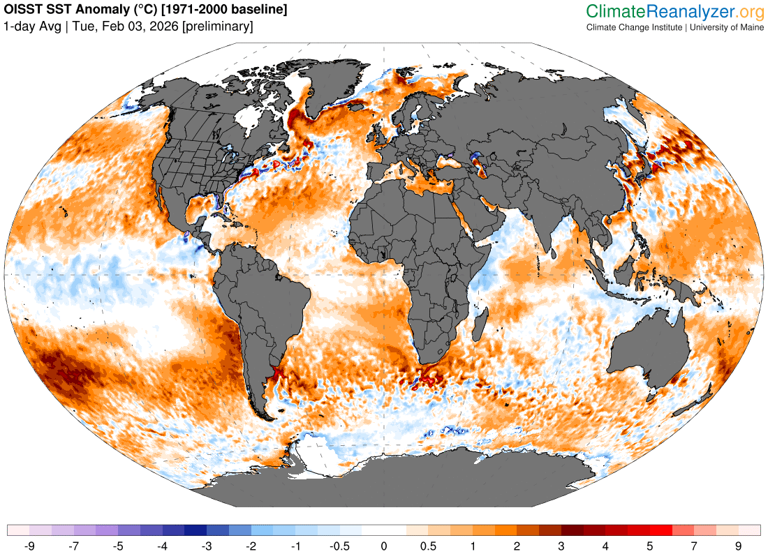 Global Anomaly (1981-2010): +0.63°C
