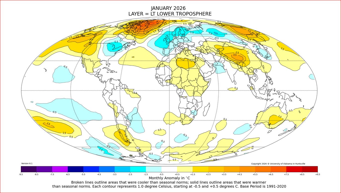 Mean Global Anomaly: +0.35°C