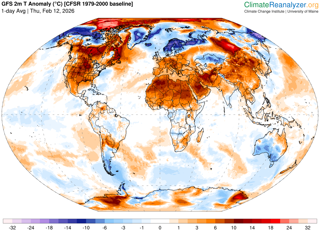 Mean Global Anomaly: +1.12°C