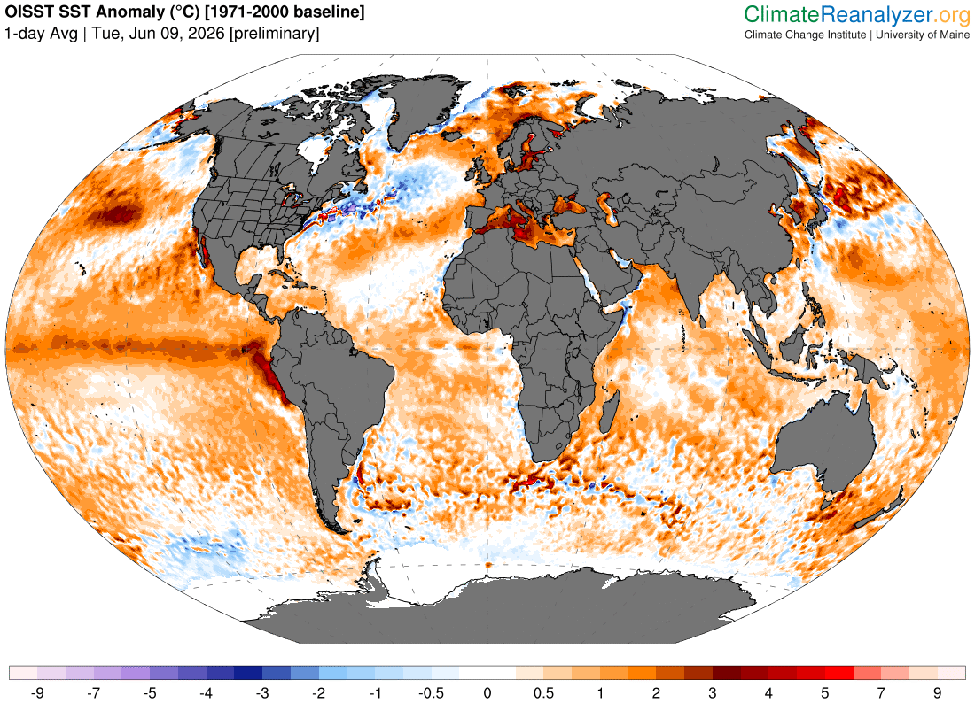 Global Anomaly (1981-2010): +0.76°C