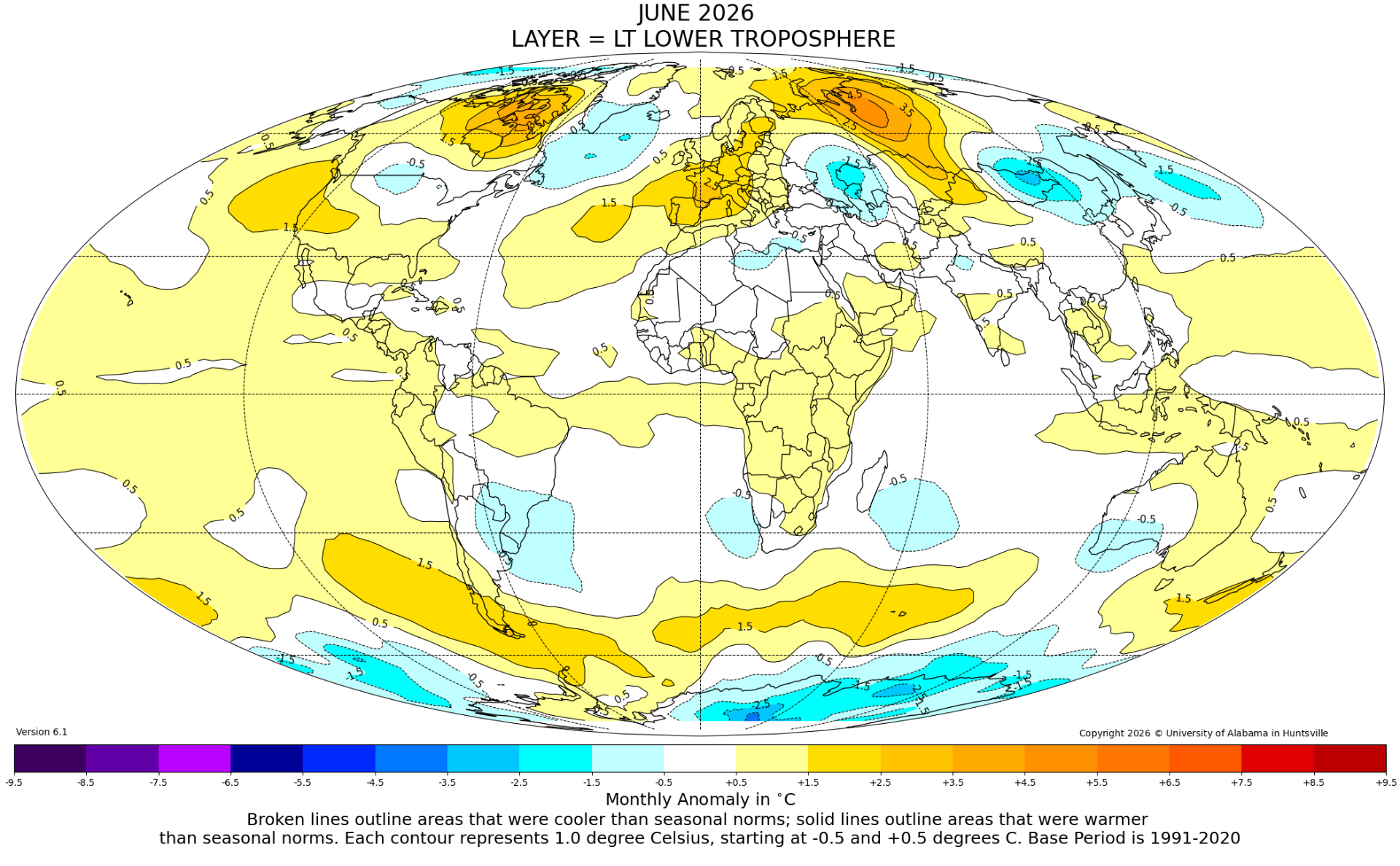 Global Anomaly + 0.46°C