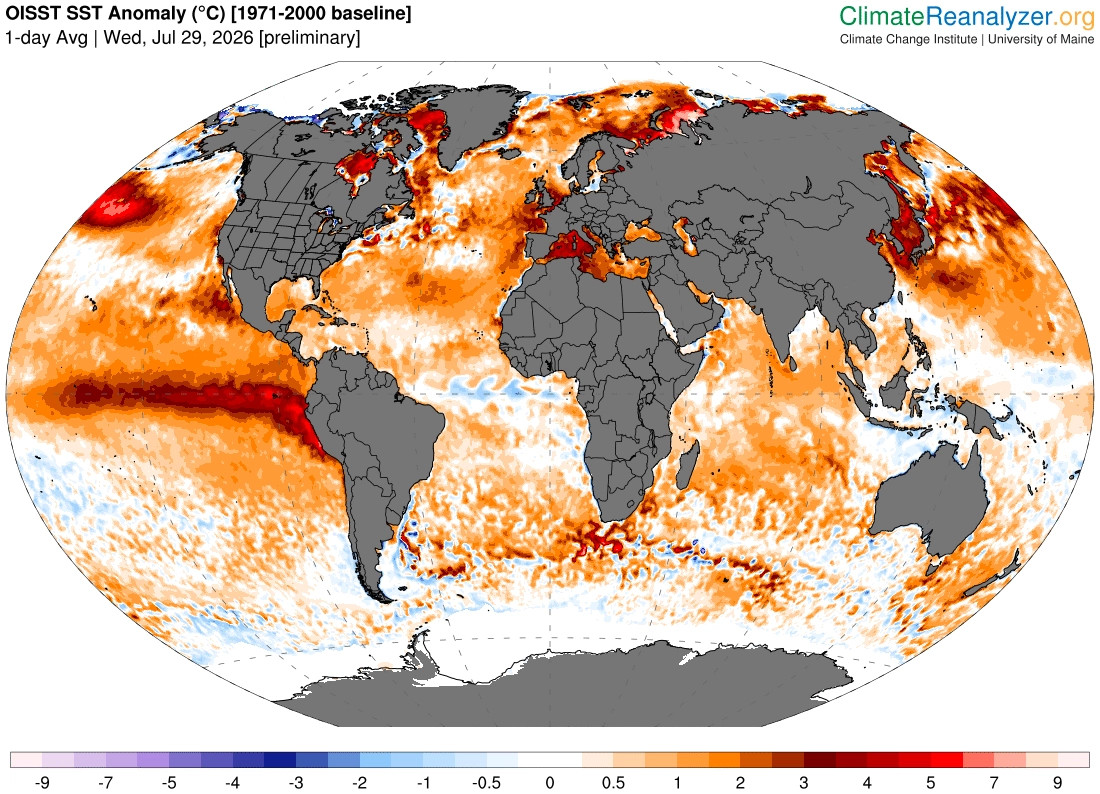 Global Anomaly (1981-2010): +0.83°C