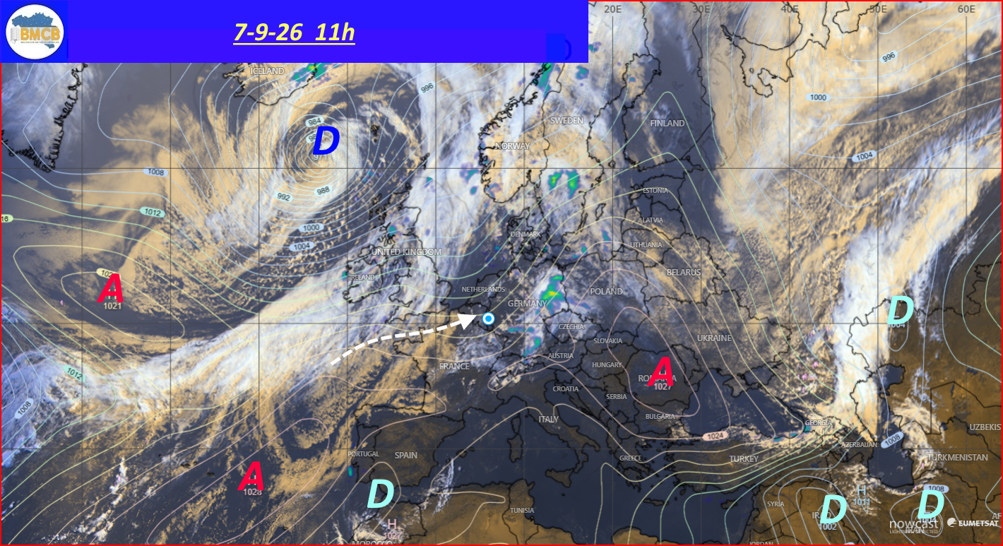 Photo satellite du jour - Sateliet foto van de dag