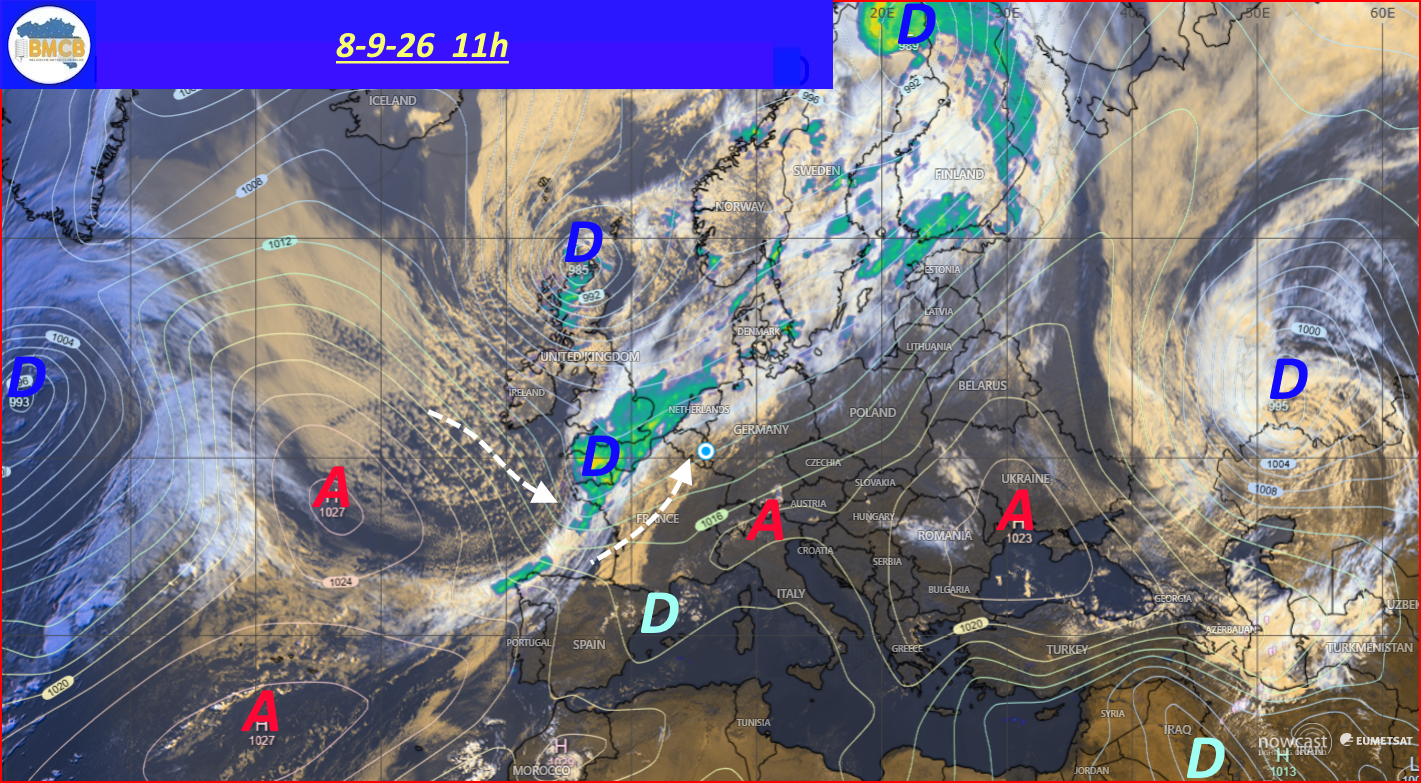 Photo satellite du jour - Sateliet foto van de dag