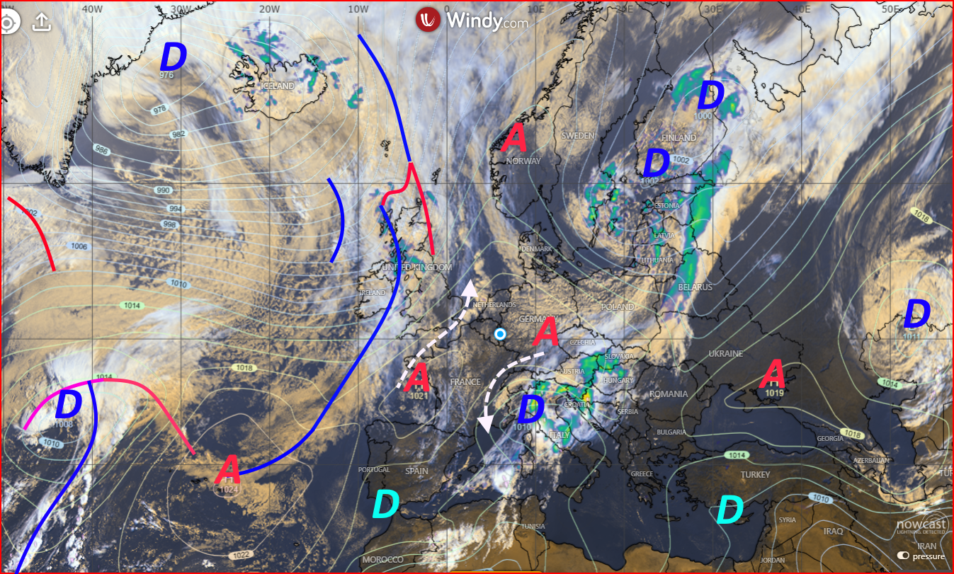 Photo satellite du jour - Satelliet foto van de dag