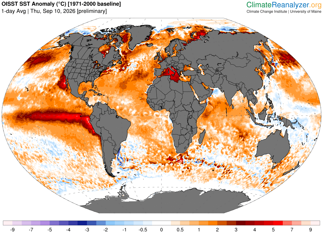 Global Anomaly (1981-2010): +0.94°C