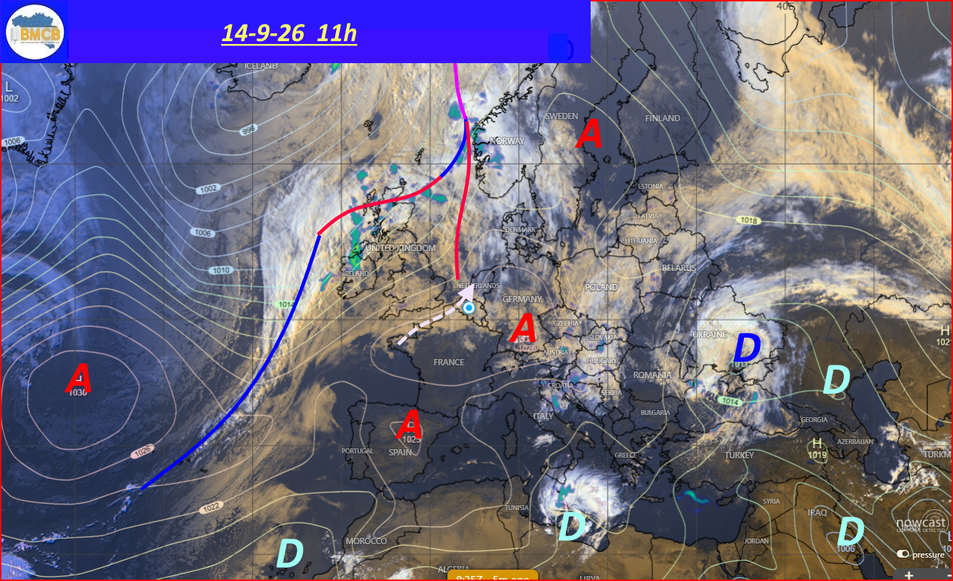 Photo satellite du jour - Satelliet foto van de dag