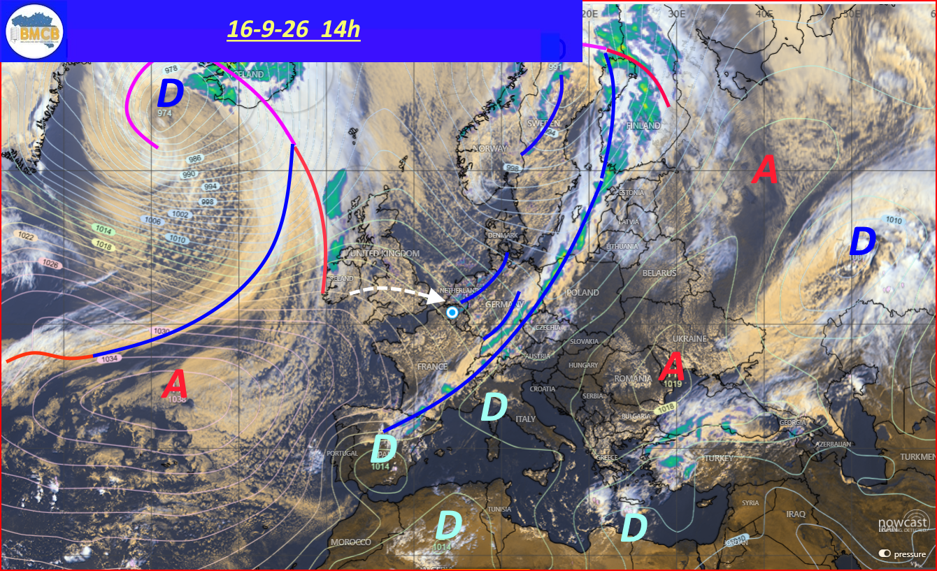 Photo satellite du jour - Satelliet foto van de dag