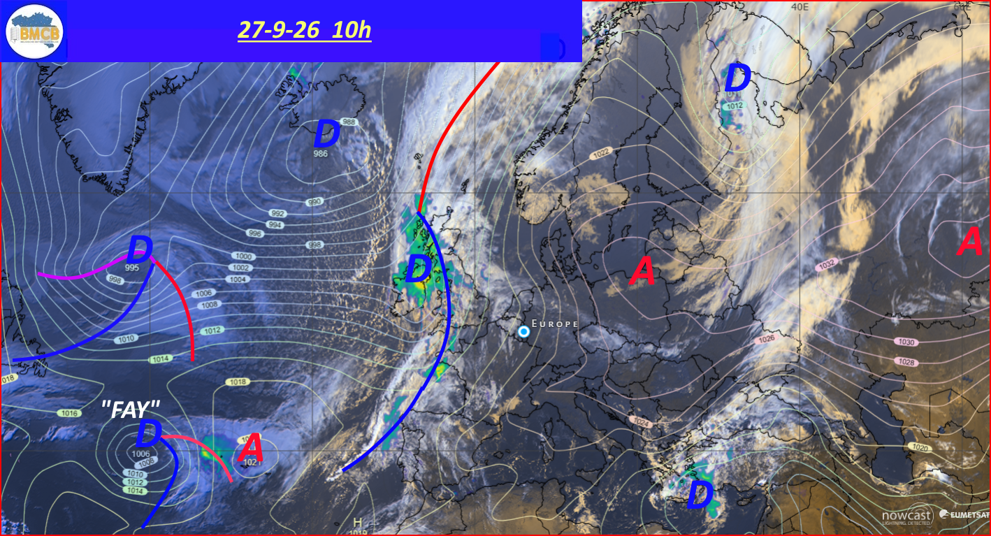 Photo satellite du jour - Satelliet foto van de dag