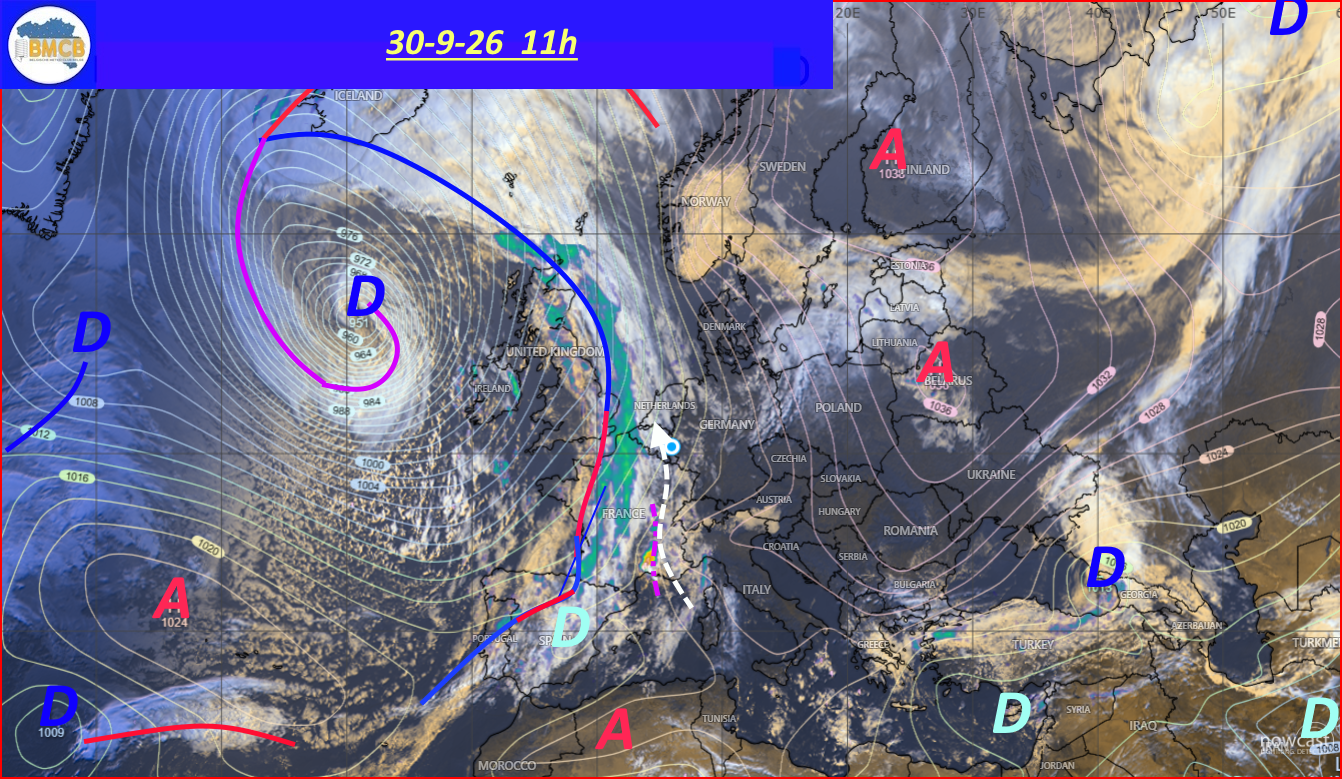 Photo satellite du jour - Satelliet foto van de dag