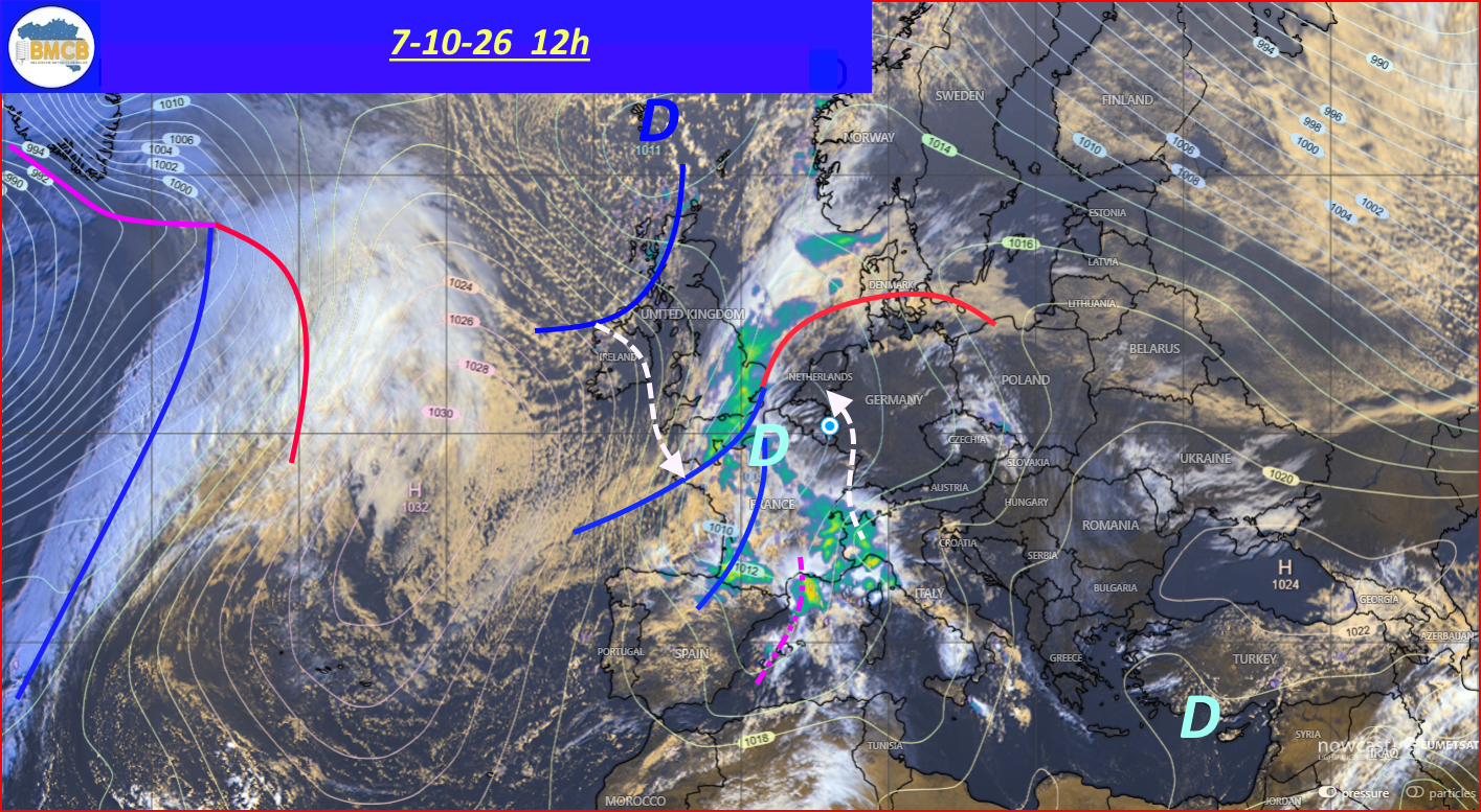 Photo satellite du jour - Satelliet foto van de dag