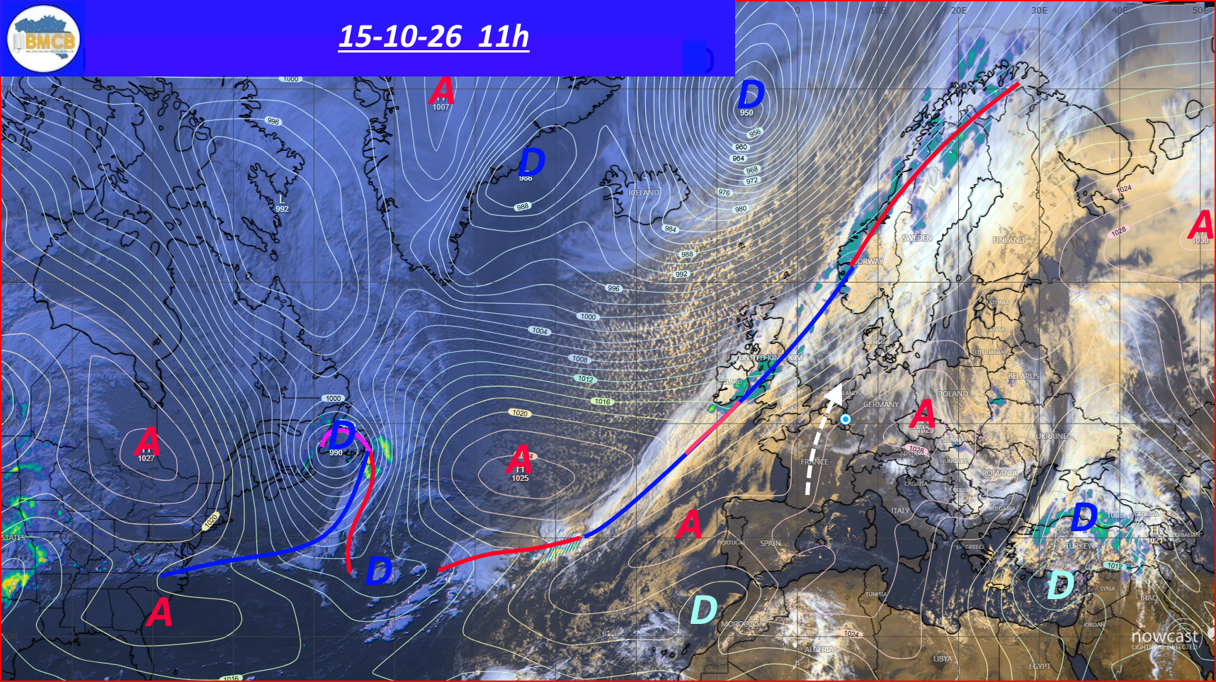 Photo satellite du jour  - Satelliet foto van de dag 