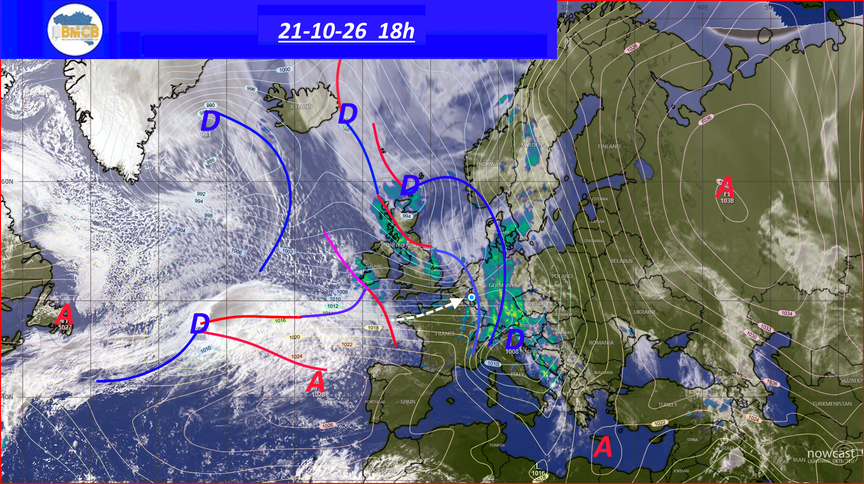 Photo satellite du jour - Satelliet foto van de dag